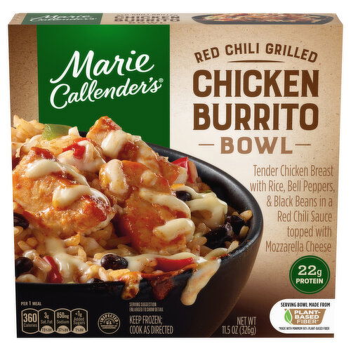 Marie Callender's Chicken Burrito Bowl, Red Chili Grilled