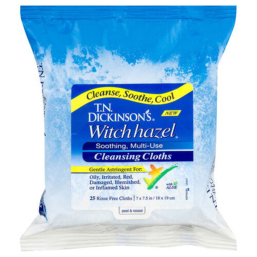 T.N. Dickinson's Multi-Use Soothing Cleansing Cloths with Aloe