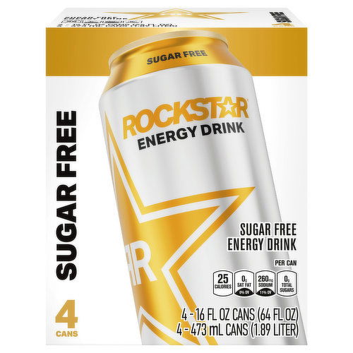 Rockstar Energy Drink , Sugar Free