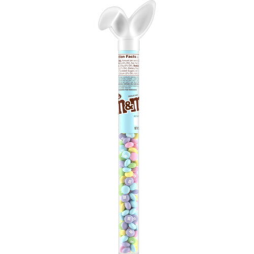 M&M'S M&M'S Milk Chocolate Pastel Blend Easter Candy Bunny Cane, 3 oz