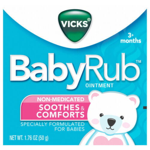 Vicks BabyRub Ointment, Non-Medicated