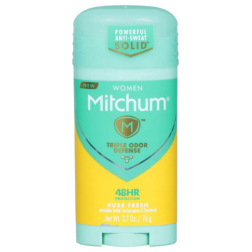 Mitchum Antiperspirant & Deodorant, Pure Fresh, Women, Invisible Solid