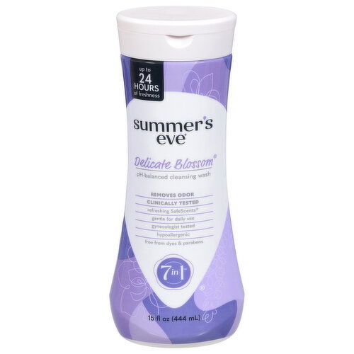 Summer's Eve Cleansing Wash, Delicate Blossom, 7in1