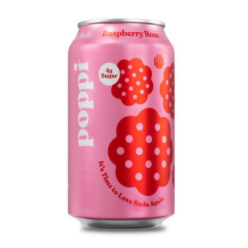 Poppi Raspberry Rose Single Can