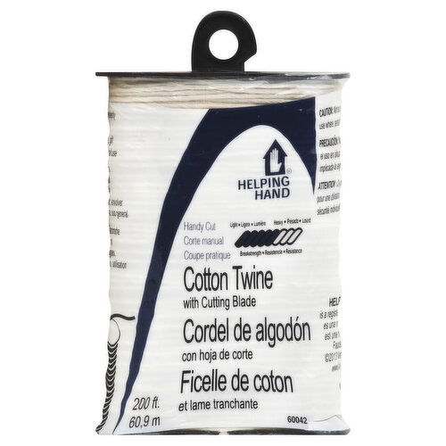 Helping Hand Twine, Cotton, with Cutting Blade