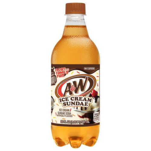 A&W Ice Cream Sundae Soda