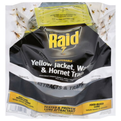 Raid Yellow Jacket, Wasp & Hornet Trap, Disposable