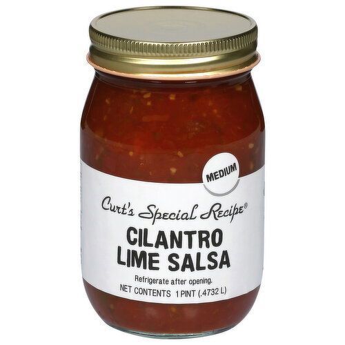 Curt's Special Recipe Medium Cilantro Lime Salsa