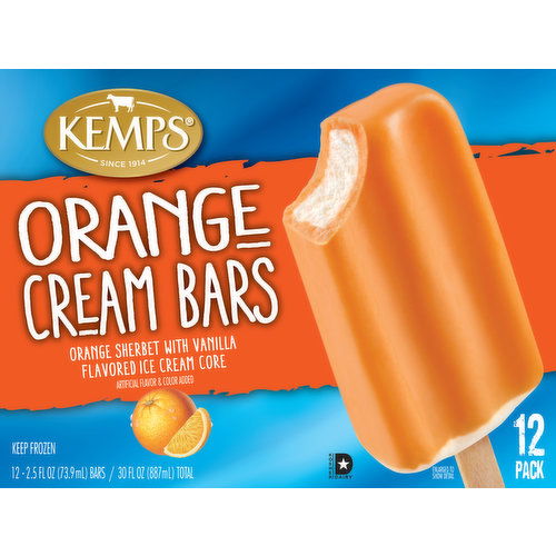 Kemps Orange Cream Bars