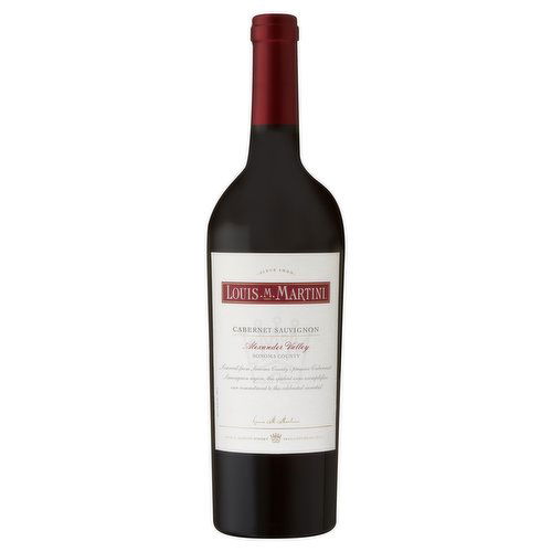 Louis M. Martini Alexander Valley Cabernet Sauvignon Red Wine