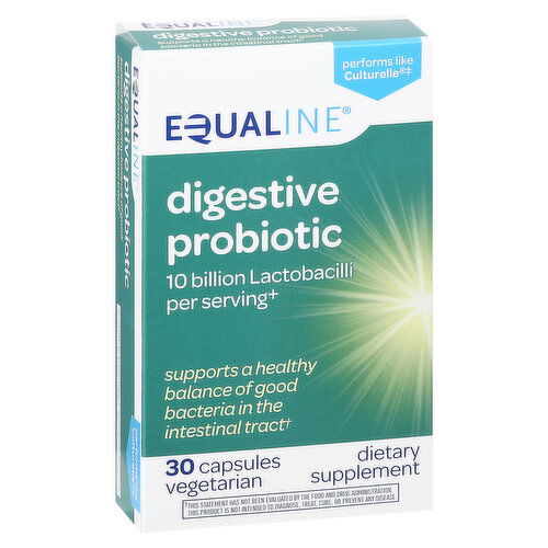 Equaline Digestive Probiotic, Vegetarian Capsules