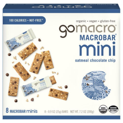 GoMacro Oatmeal Chocolate Chip Mini MacroBar