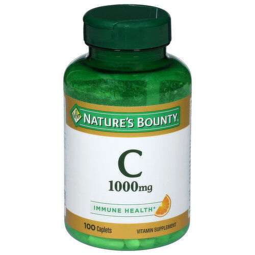Natures Bounty Vitamin C, 1000 mg, Caplets
