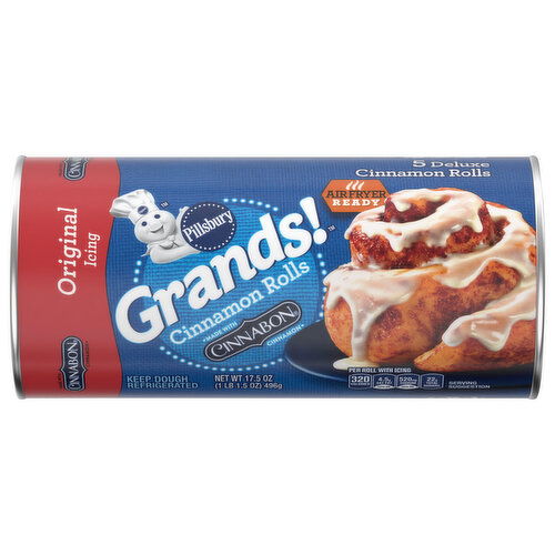 Pillsbury Grands! Deluxe Original Icing Cinnamon Rolls