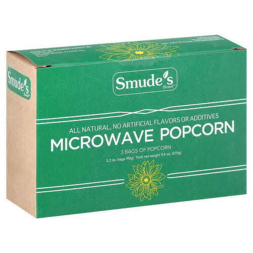 Smude's Brand Microwave Popcorn