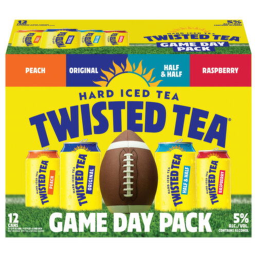 Twisted Tea Hard Iced Tea, Assorted, Game Day Pack