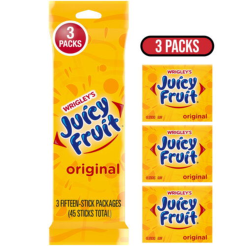 Juicy Fruit JUICY FRUIT Bulk Chewing Gum, Value Pack