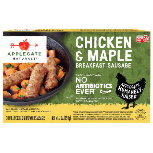 Applegate Farms Breakfast Sausage, Chicken & Maple