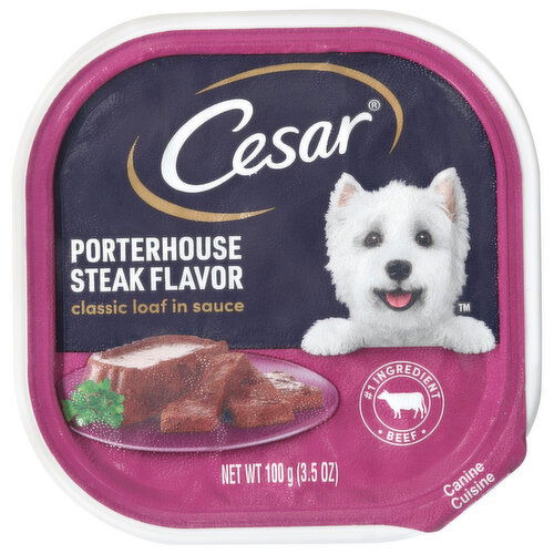 Cesar Porterhouse Steak Flavor Canine Cuisine