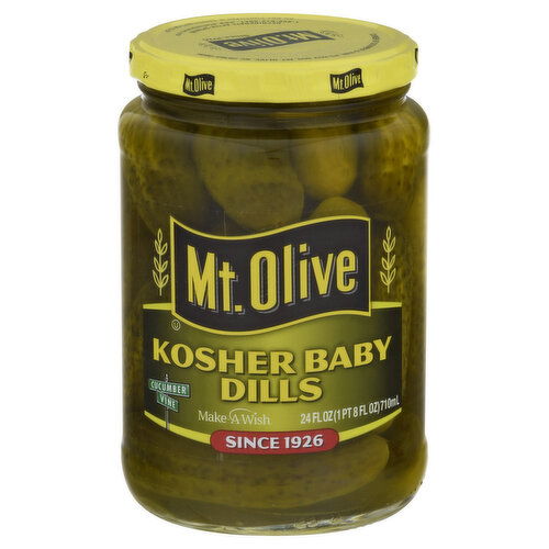 Mt Olive Pickles, Kosher Baby Dills