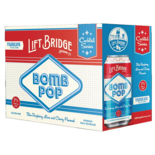 Lift Bridge Bomb Pop, Cocktail Series, 12 cans