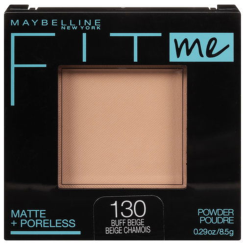 Fit me! Pressed Powder, Matte + Poreless, Buff Beige 130