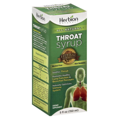 Herbion Naturals Throat Syrup