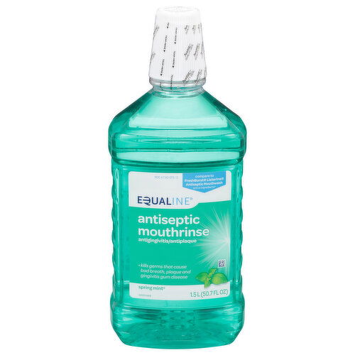 Equaline Mouthrinse, Antiseptic, Spring Mint