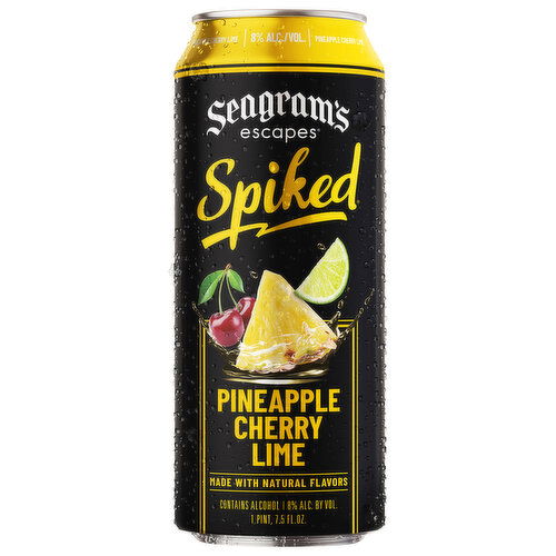 Seagram's Escapes Spiked Malt Beverage, Pineapple Cherry Lime