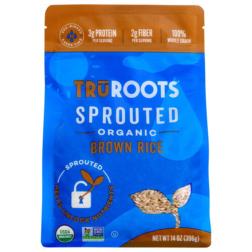 TruRoots Brown Rice, Organic, Sprouted