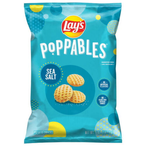 Lay's Poppables Potato Snacks, Sea Salt