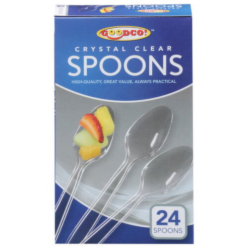 GoodCo Spoons, Crystal Clear