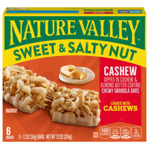Nature Valley Sweet & Salty Nut Chewy Cashew Granola Bars