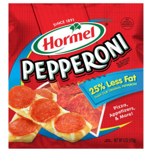 Hormel 25% Less Fat Pepperoni