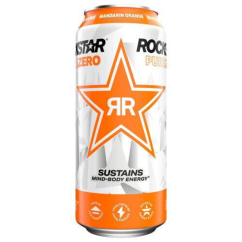 Rockstar Pure Zero Sugar Free Mandarin Orange Energy Drink