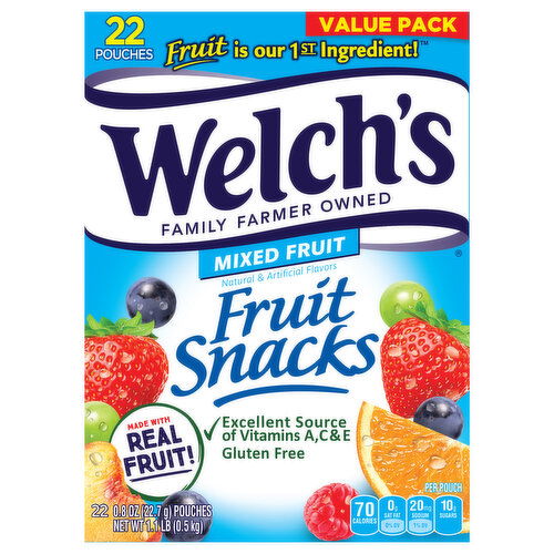 Welch's Fruit Snacks, Mixed Fruit