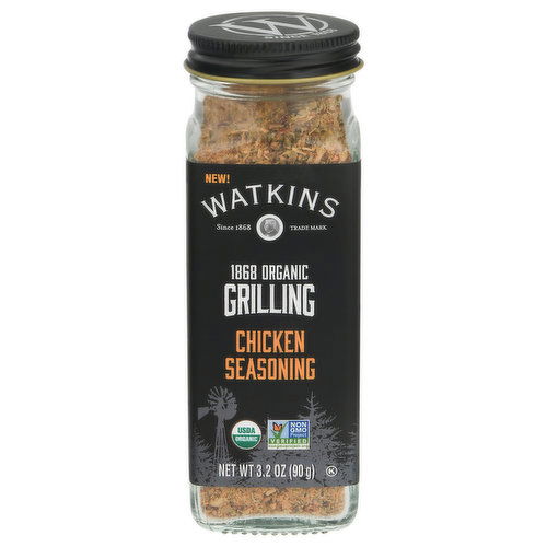 Watkins Chicken Seasoning, Organic, Grilling
