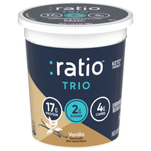 Ratio Trio Dairy Snack, Vanilla