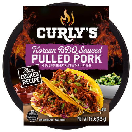 Curly's Korean BBQ Sauced Pulled Pork