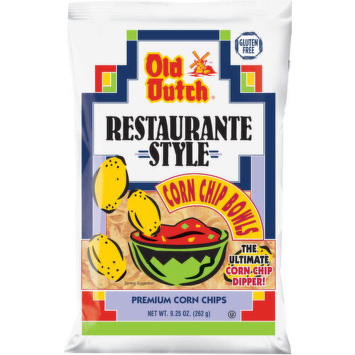 Old Dutch Foods Restaurante Corn Chip Bowls