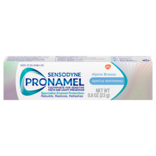 Sensodyne Pronamel Toothpaste, Alpine Breeze, Gentle Whitening