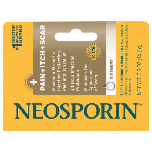 Neosporin Ointment Maximum Strength + Pain+Itch+Scar