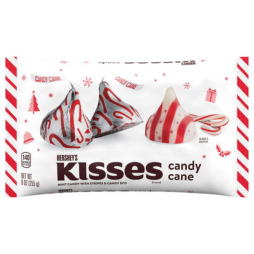 Hershey's Kisses Mint Candy, Candy Cane