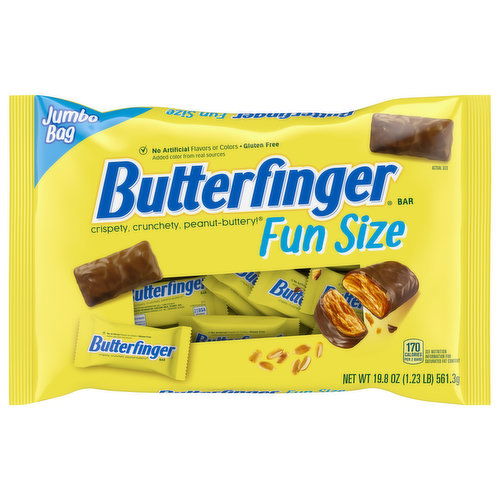 Butterfinger Candy Bar, Fun Size, Jumbo