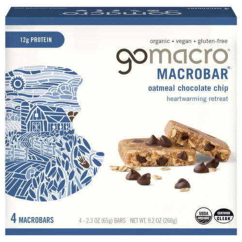 GoMacro Oatmeal Chocolate Chip MacroBars