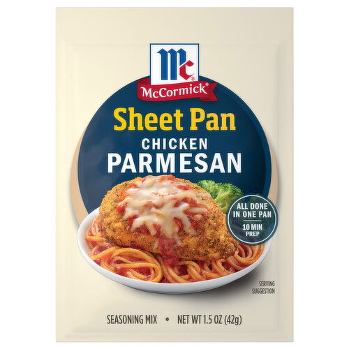 McCormick One Sheet Pan Chicken Parmesan One Sheet Pan Seasoning Mix