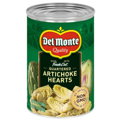 Del Monte Fresh Cut Artichoke Hearts, Quartered