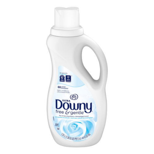 Downy Ultra Fabric Conditioner, Free & Gentle, HE