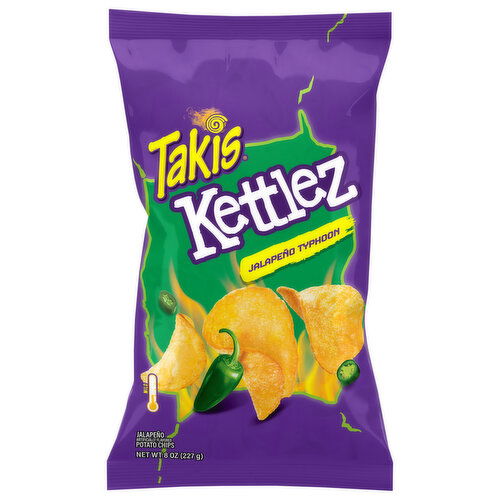 Takis Kettlez Mild Jalapeno Typhoon Potato Chips