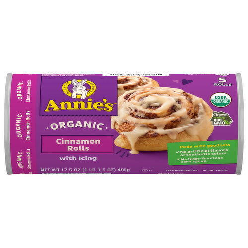Annie's Organic Cinnamon Rolls with Icing